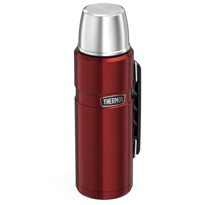 Thermos Stainless King Flask, Red, 1.2 L