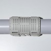 Pipe Connector M25 - Sleeve for Smooth Pipes, 4 Half