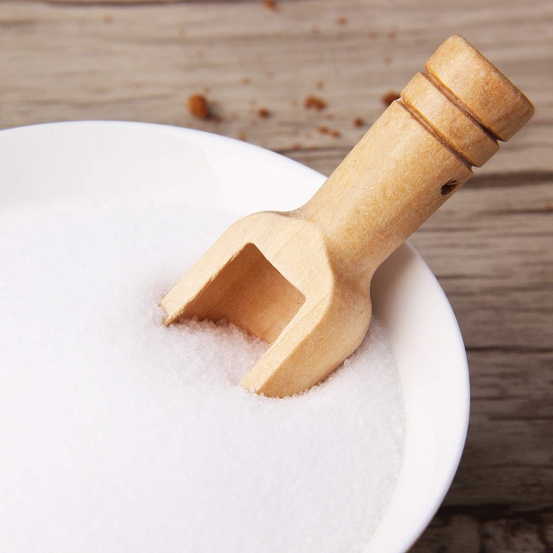 Arroyner 30 PCS Mini Wooden Spoon Mini Bamboo Spoons Small