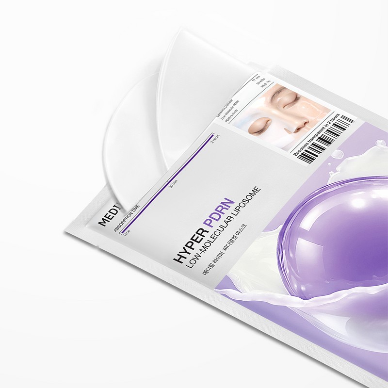 Mediheal Hyper Gel Mask PDRN, 1 sheet, 4 pieces /