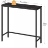 HOOBRO Narrow Console Table Entryway Small Sofa Side Display for