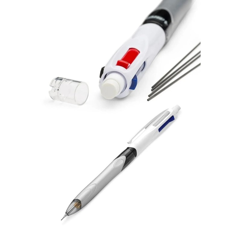 BIC 4 Colours Ballpoint Pen 4 Colours 3 + 1HB,