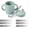 PandaEar 2 Pack 100% Tiny Silicone Drinking Training Cup with