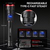 WdtPro Rechargeable Flashlights High Lumens, Super Bright Flashlight, Powerful LED