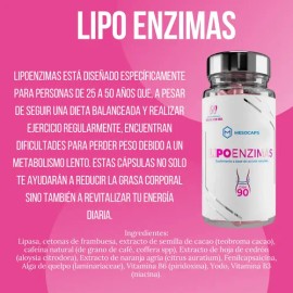 Kit 2 Frasco Quemador Suplemento Reductivo Lipoenzimas 90cáp