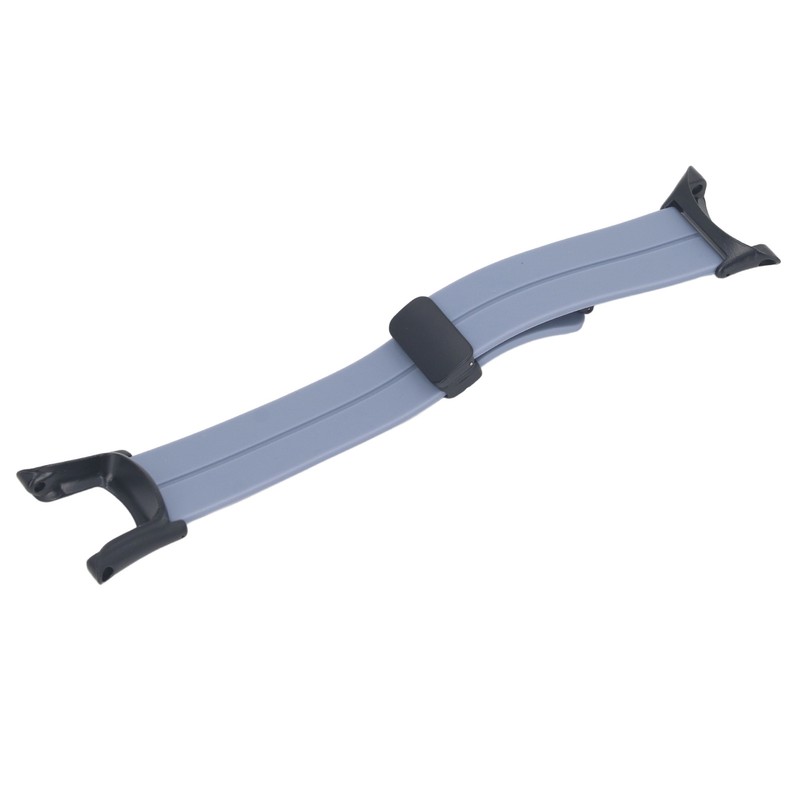 Silicone Watch Wristband Magnetic Suction Waterproof Foldable Silicone Watch Strap