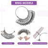AMGSH Ring Mandrel Sizer Tool with Metal Mandrel Finger Sizing