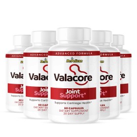 Pelican Vitamins Valacore- Joint & Cartilage Health Support- 5 Bottles- 300 Capsules