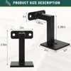 3TO 5 Pack SS304 Adjustable L-Shape Heavy Duty Wall Square