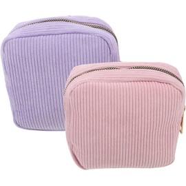NUOBESTY Bolso de almacenamiento de toallas sanitarias, 2 unidades, tela de con compartimentos internos, tamaño compacto y resistente, perfecto para adolescentes y mujeres en la