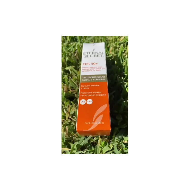 Bloqueador Solar Eternal Secret Fps 50 Proteccion Alta 125g