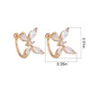 Butterfly Ear Cuff Earrings for Women Non Piercing Gold Silver
