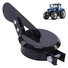iKALULA Exhaust Flap Tractor Rain Flap Weather Cap Tractor Accessories Universal Compatible Exhaust Protection Flap for Lawn Tractors, Tug Car Protection Flap, 50 mm (Black)