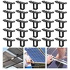 GmwyCzV Pack of 25 Solar Panel Water Drain Clips, 30