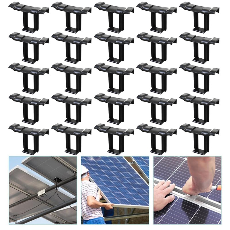 GmwyCzV Pack of 25 Solar Panel Water Drain Clips, 30