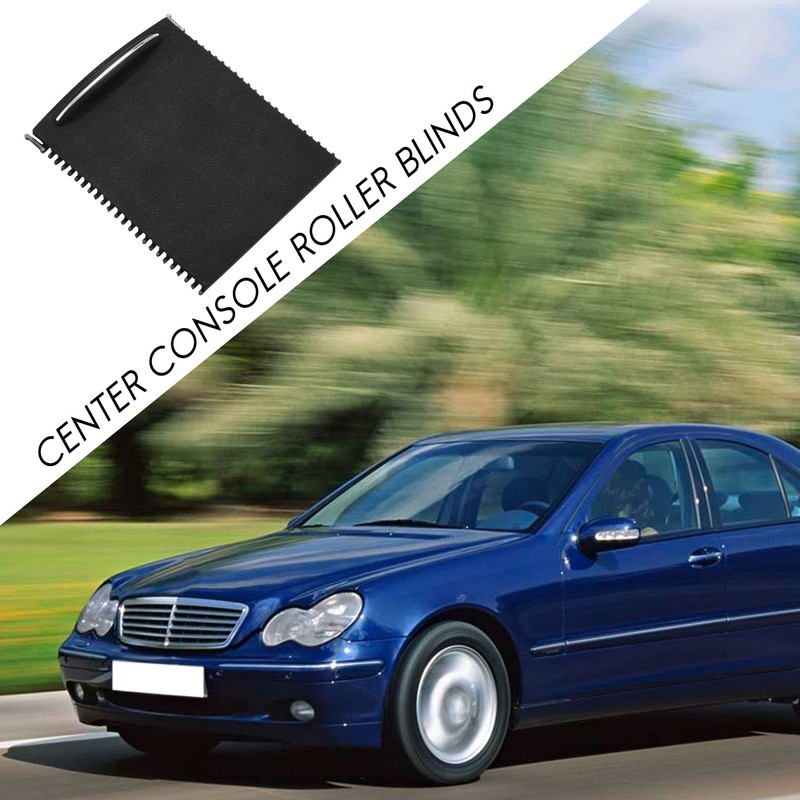 Jvareaty Mittelkonsole SchiebeläDen GeträNkehalter Rollladenabdeckung für - C- W203 2000-2007