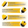 6Pcs Drill Brush Attachment Set，Multipurpose Cleaning Scrub Brush Kit with