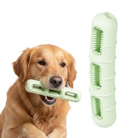 NCXFTP Bite and Brush Dental Toy for Dogs, Interactive Chew Station with Bristle Texture, Plaque Removal and Gum Massage Solution, Food-Grade TPE Material for Aggressive Chewers