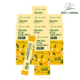 Juiced 100 organic lemon juice lemon water 14 packets x 8 boxes / 착즙 100 유기농 레몬즙 레몬수 14포 x 8박스