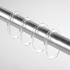 iDesign Basic Shower Curtain Rings Shower Curtain Holder 4.14 x