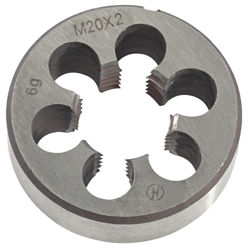 Aceteel M20 x 2 Metric Round Die, Machine Thread Die
