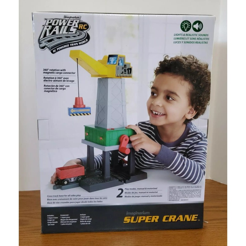 imaginarium- Super Crane-Power Rails RC Powered Train World-New Huge Crane