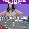 MIZGI Premium Velvet Hangers (50 Pack) Heavy Duty - Non