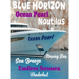 Custom Boat Name Decal - Waterproof UV Resistant Vinyl Name Stickers - Custom Lettering for Boat, Yacht, Jet-Ski, Marine