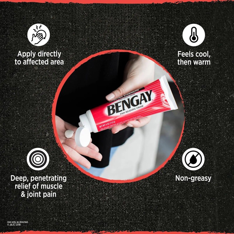 Bengay Crema Analgésica Para Alivio Del Dolor Ultra Strenght