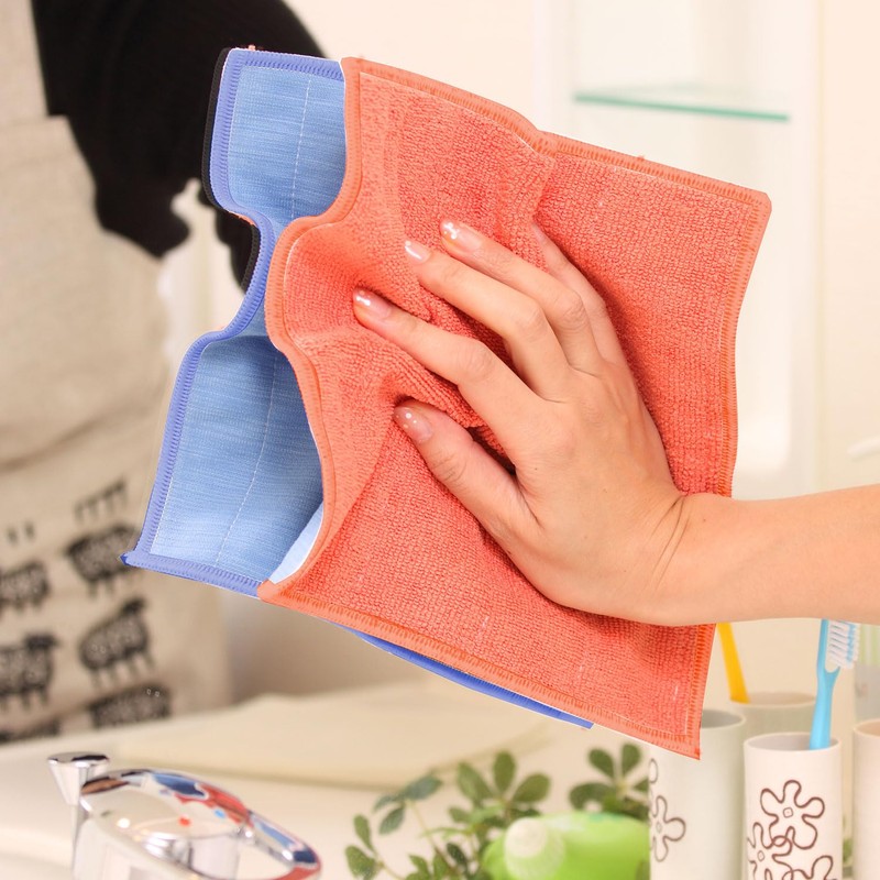 MQ Duotex Premium Double Cloth Red/Blue 1 Piece Microfiber