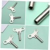 DOITOOL 4pcs Steel Clock Winding Keys Clock Repair Winding Tools