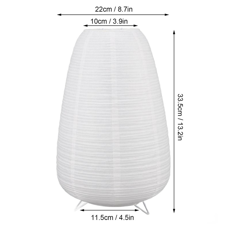 Table Paper Lamp Modern Minimalist Decorative E14 Bulb Lantern Bedside