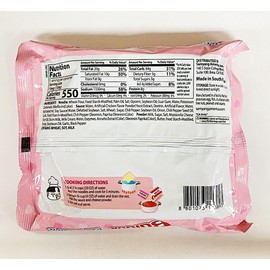 Carbonara Buldak Spicy Ramen, Artificial Spicy Chicken Flavor, 4.58 oz,10 Packs