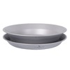 Boundless Voyage Titanium Dish Plate Bowl Set with Carry Bag