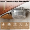 YCQDDA Under Cabinet Cutting Board Holder – 12 Pack Pot