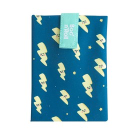Roll'eat ® Reusable Sandwich Bag | Sandwich Container | Eco Friendly Food Bag | Reusable and Washable Sandwich Wrap | Ligthning - Boc'n'Roll Mr Wonderful