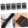 Operitacx 20pcs Backpack Buckles Suit Reusable Webbing Clip Buckle Zip