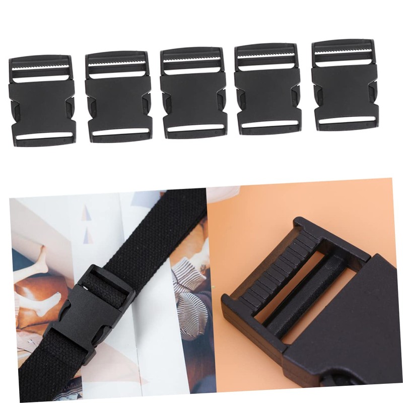 Operitacx 20pcs Backpack Buckles Suit Reusable Webbing Clip Buckle Zip