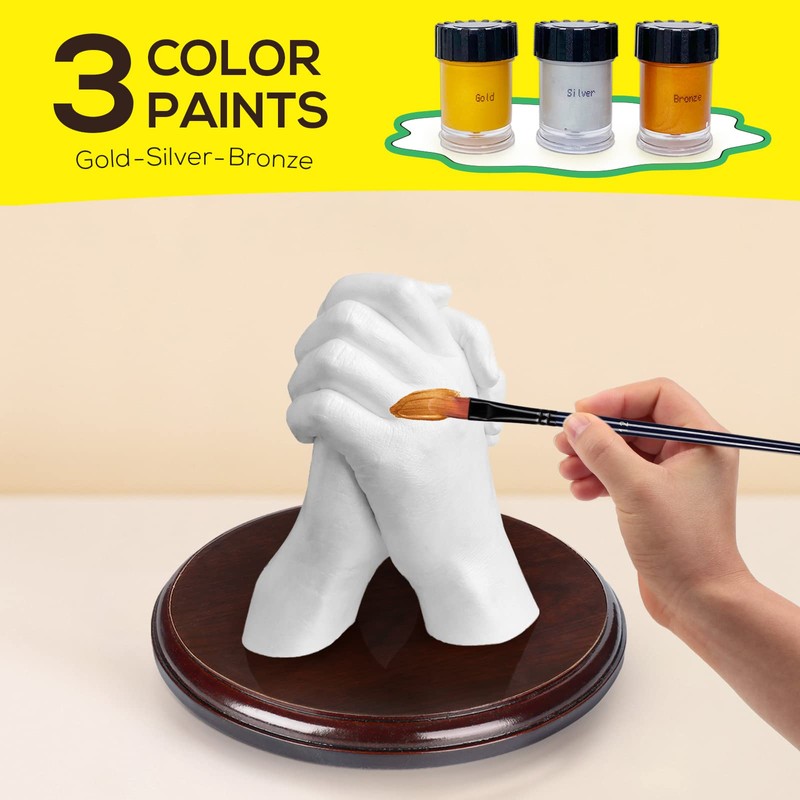 Falling in Art Hand Casting Kit Couples - Keepsake Plaster