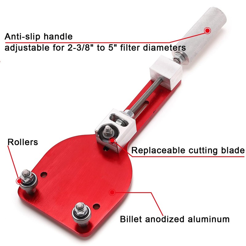 77750 Oil Filter Cutter Tool for Filter Cutting Range 2-3/8"