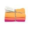 Solwang Cleaning Cloths, Set of 3, Knitted Cotton Wipes (Frohe