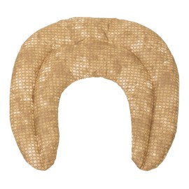 Grain neck pillow with chambers batik gold Batik gold