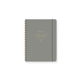 Fringe Studio Medium Size Signature Edition Spiral Notebook, Faux Leather Cover, Approx. 6.25"w x 8.125"h (962070)