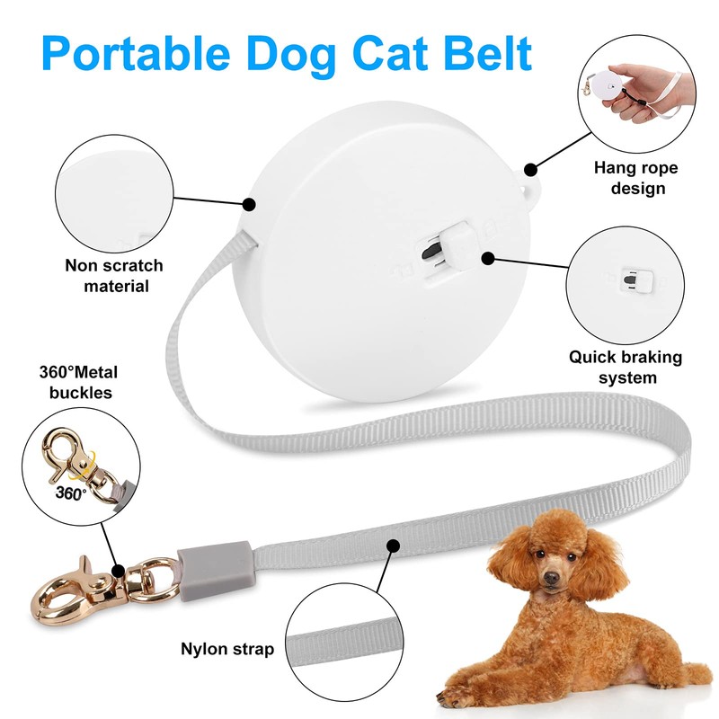 Retractable Dog Leash for Small Dogs Cats up to 11lbs