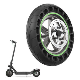 isinwheel Solid Tire, 10Inch Honeycomb Anti-Explosion Rear Tire, Electric Scooter Replacement Wheel for isinswheel S9MAX