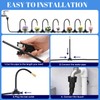 80FT Drip Irrigation Kit, 8mm Hose with 20 Brass 360°