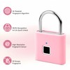 UMIKSMART Fingerprint Padlock, Keyless Biometric Smart Lock, USB Rechargeable &