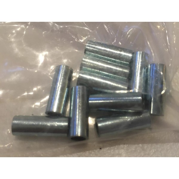 Unbranded [10 Pack]6 mm OD 16 mm Long Zinc Brass