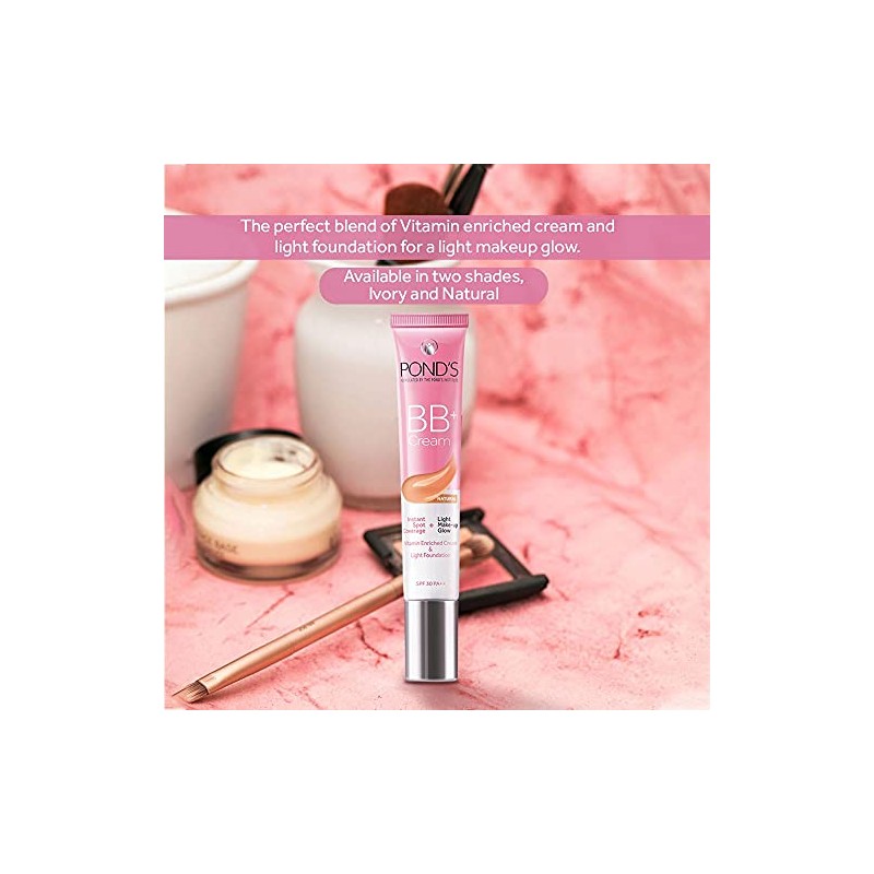 POND'S BB+ - Sombra natural, cobertura de luz con SPF