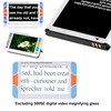 Portable Digital Video Magnifier Battery 5.0 Inch Magnifier Support Line